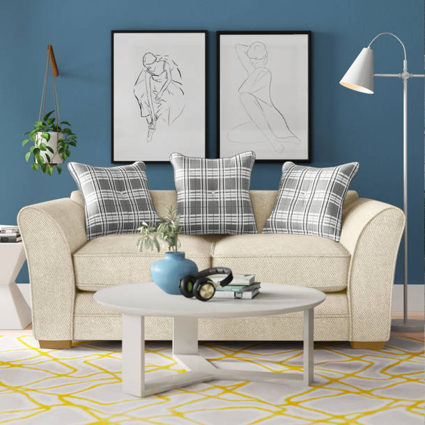 Zipcode Design Kayleigh 3 Seater Sofa & Reviews Wayfair.co.uk